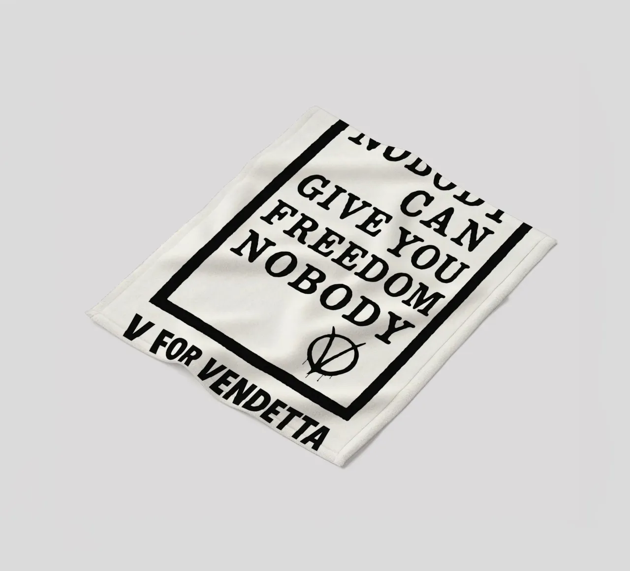 V For Vendetta Print coperta in pile da MoviesArt