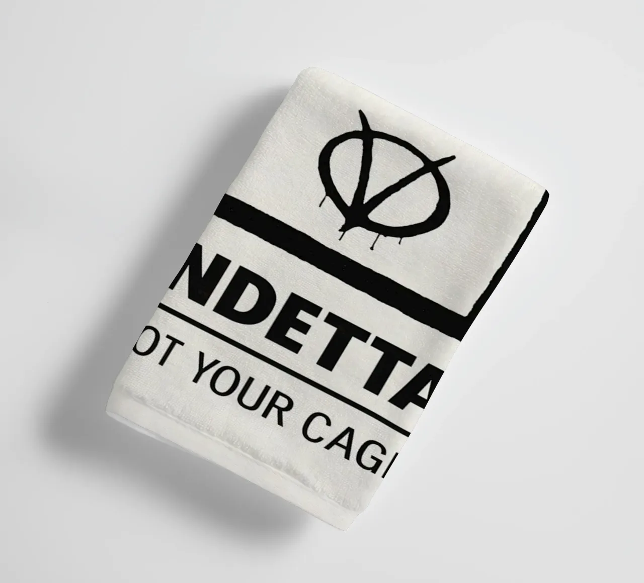 V For Vendetta Print asciugamano da bagno da MoviesArt