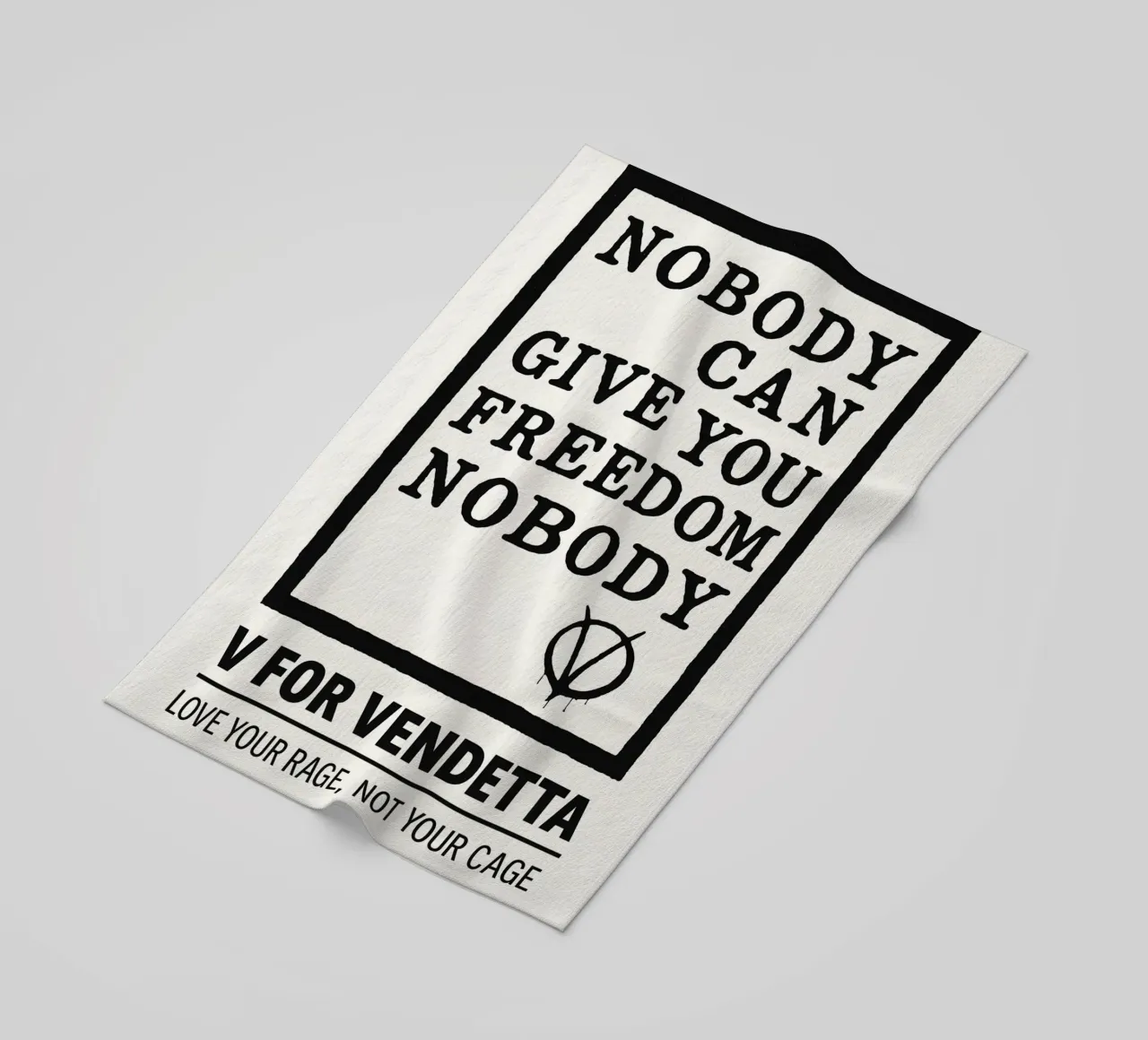 V For Vendetta Print telo mare da MoviesArt