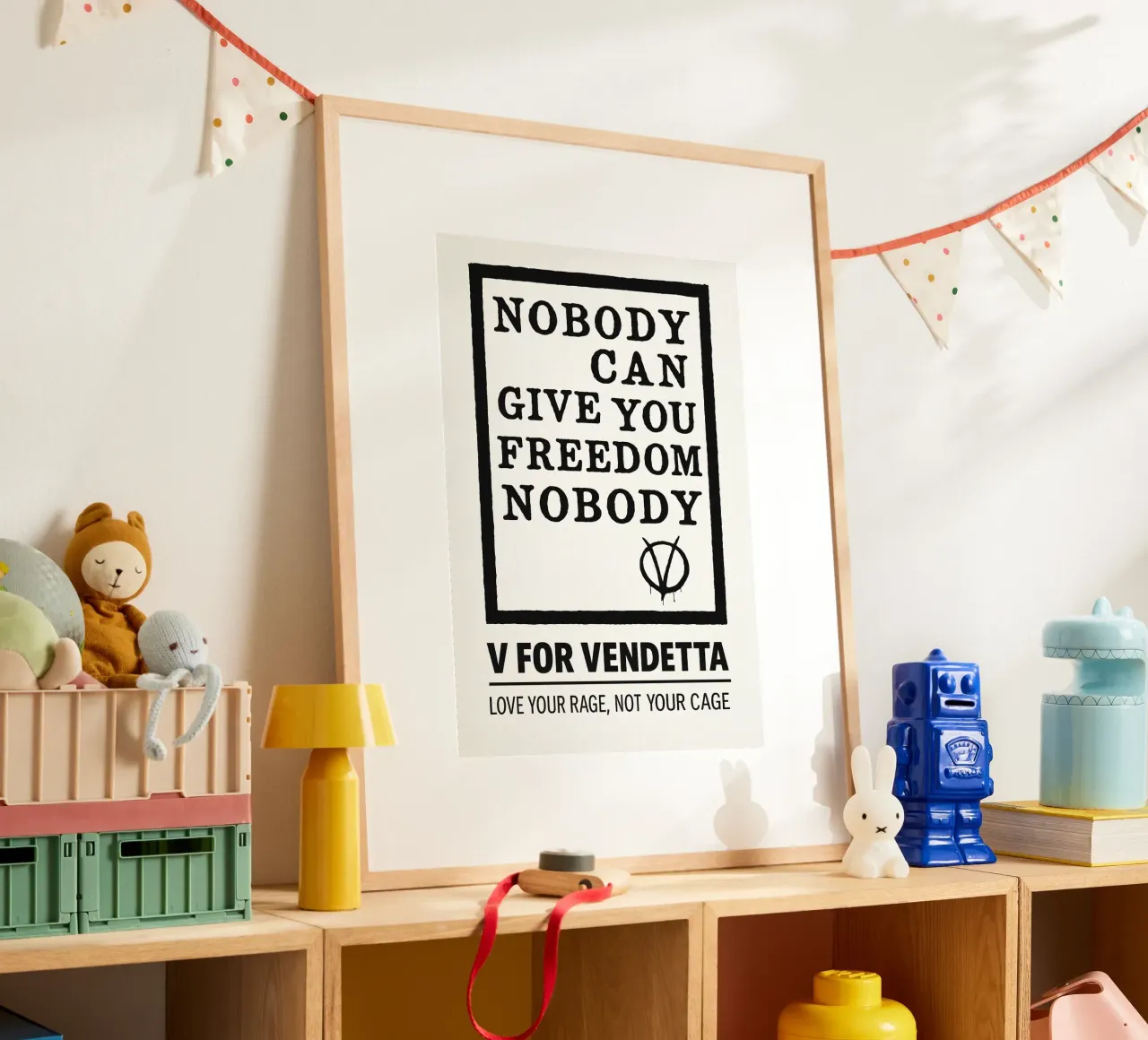 V For Vendetta Print carta hahnemühle da MoviesArt