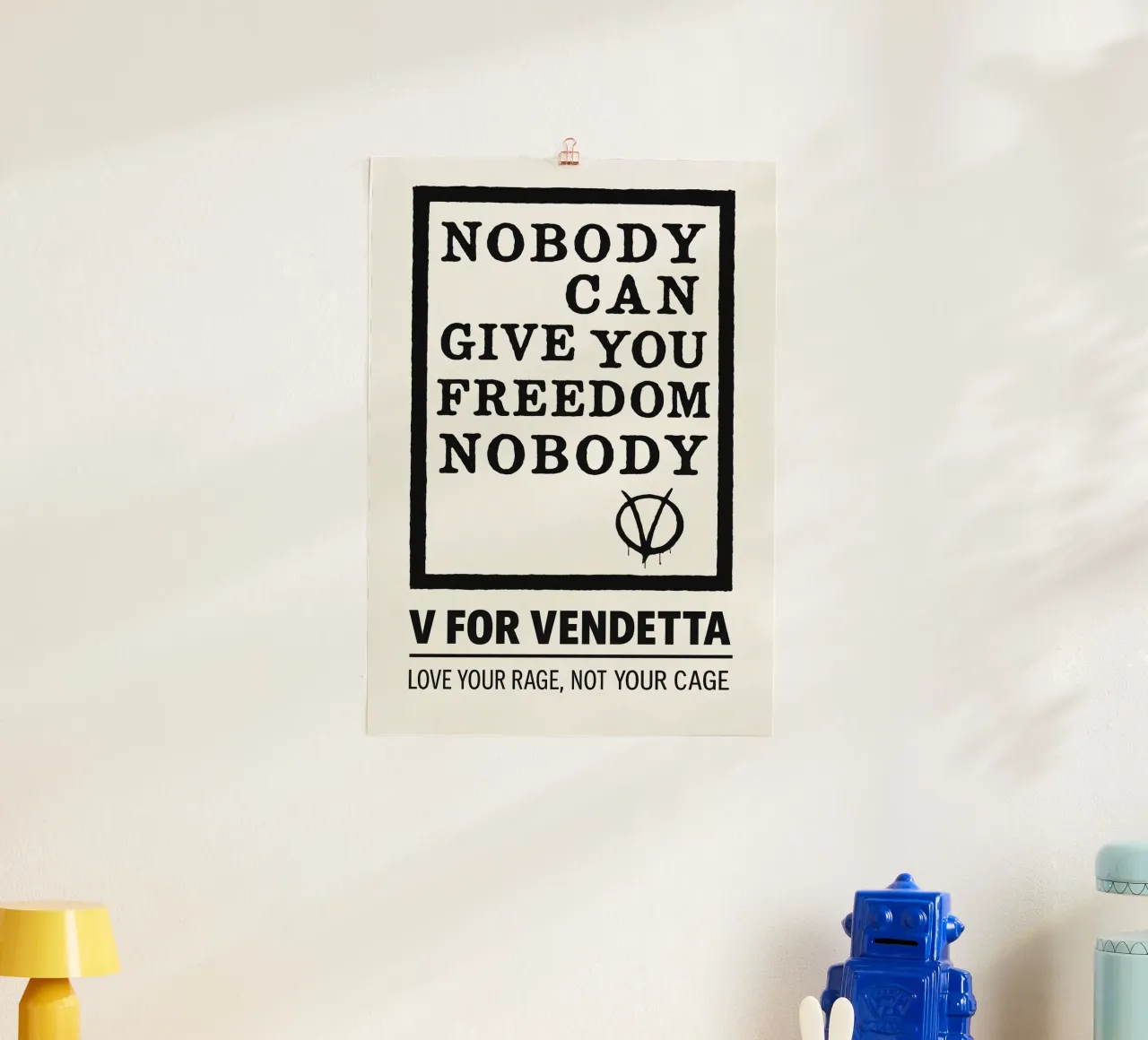 V For Vendetta Print carta hahnemühle da MoviesArt