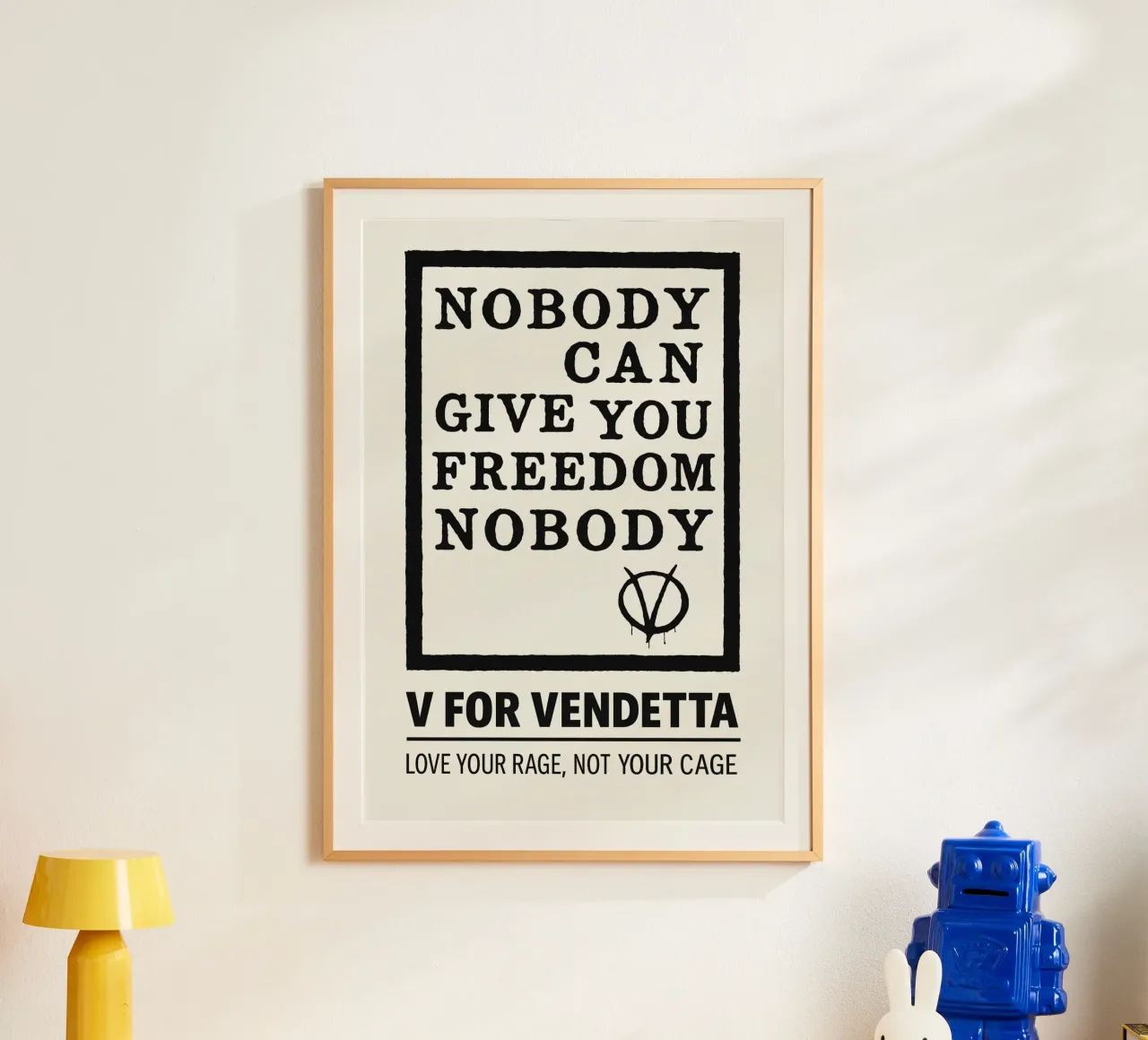 V For Vendetta Print carta hahnemühle da MoviesArt