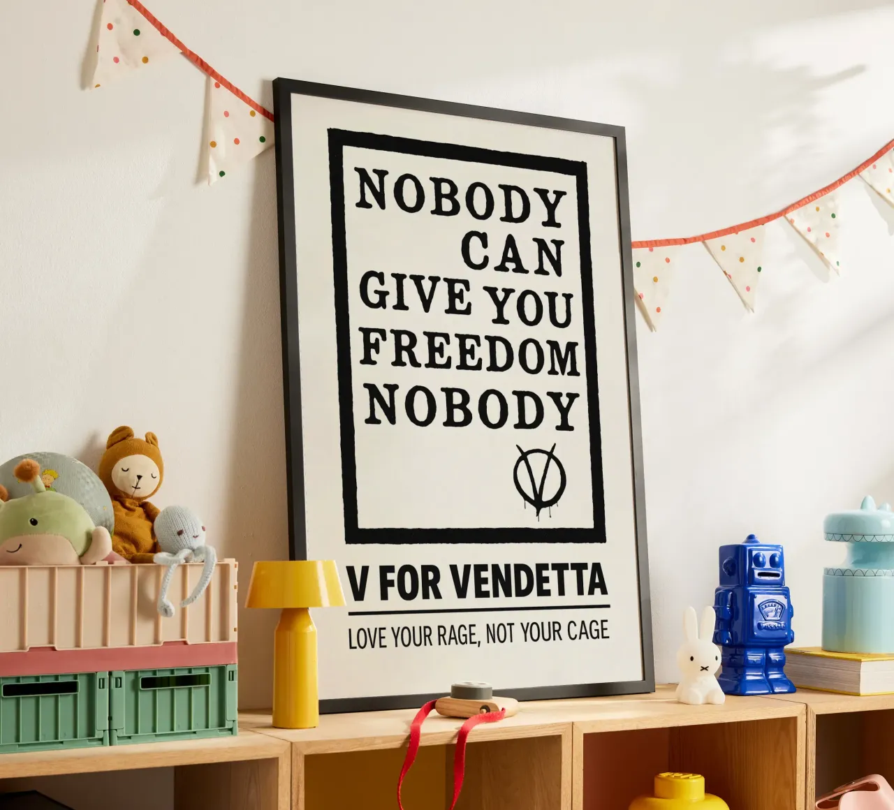 V For Vendetta Print carta hahnemühle da MoviesArt