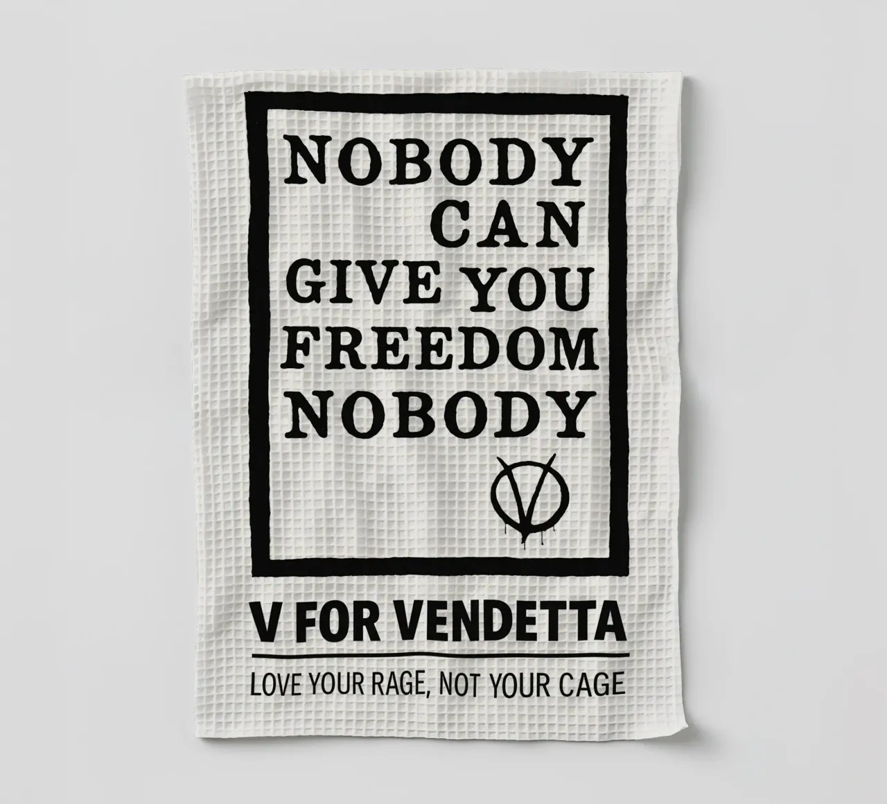 V For Vendetta Print torchon de MoviesArt