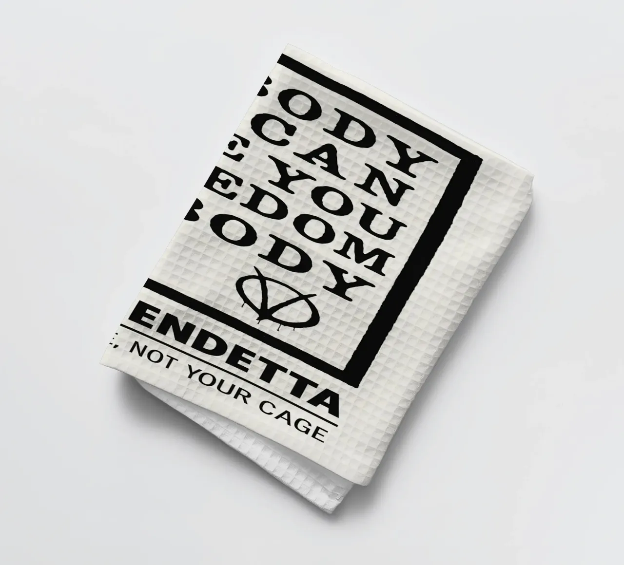 V For Vendetta Print torchon de MoviesArt