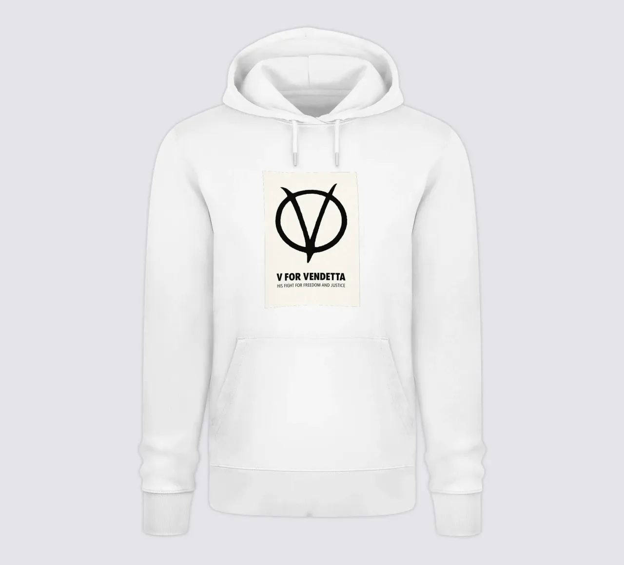 V For Vendetta Print felpa con cappuccio da MoviesArt