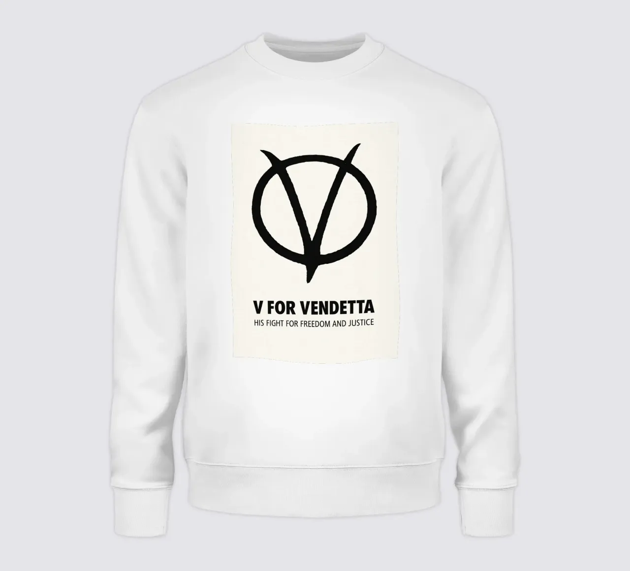 V For Vendetta Print felpa da MoviesArt