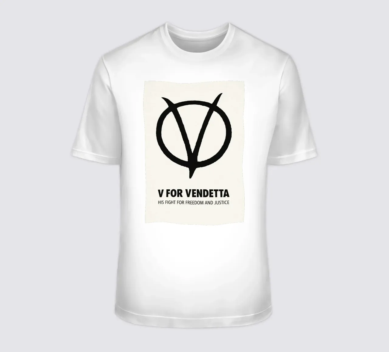 V For Vendetta Print t-shirt da MoviesArt