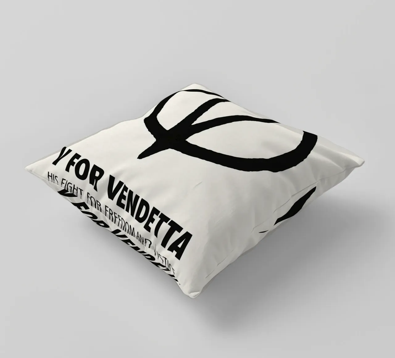 V For Vendetta Print cuscino da MoviesArt