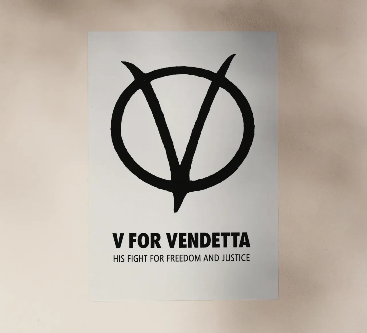 V For Vendetta Print pellicola backlit da MoviesArt
