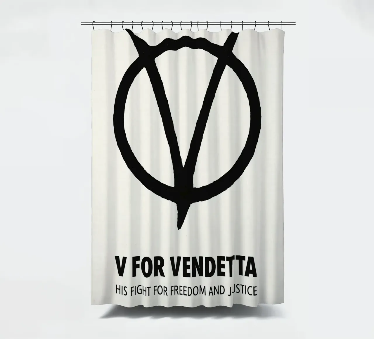 V For Vendetta Print tenda da doccia da MoviesArt