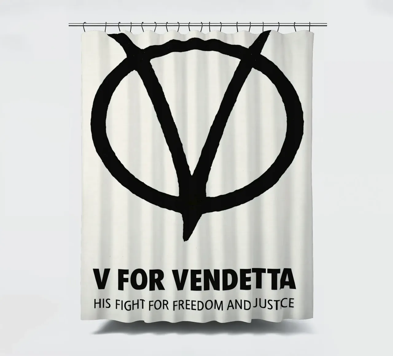 V For Vendetta Print tenda da doccia da MoviesArt