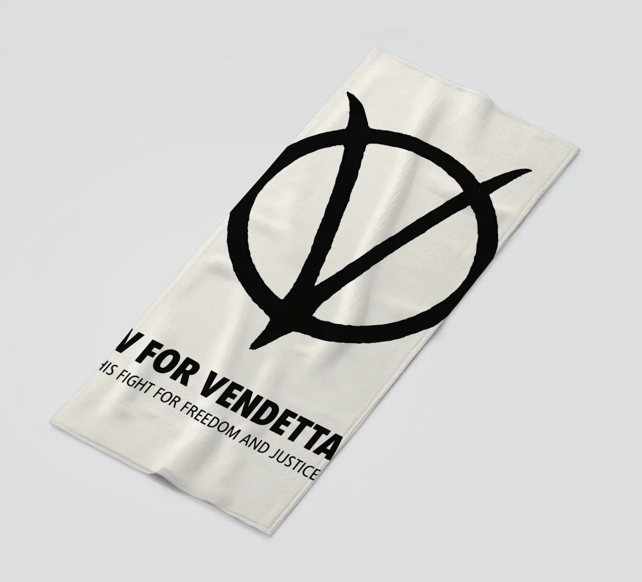 V For Vendetta Print telo mare da MoviesArt