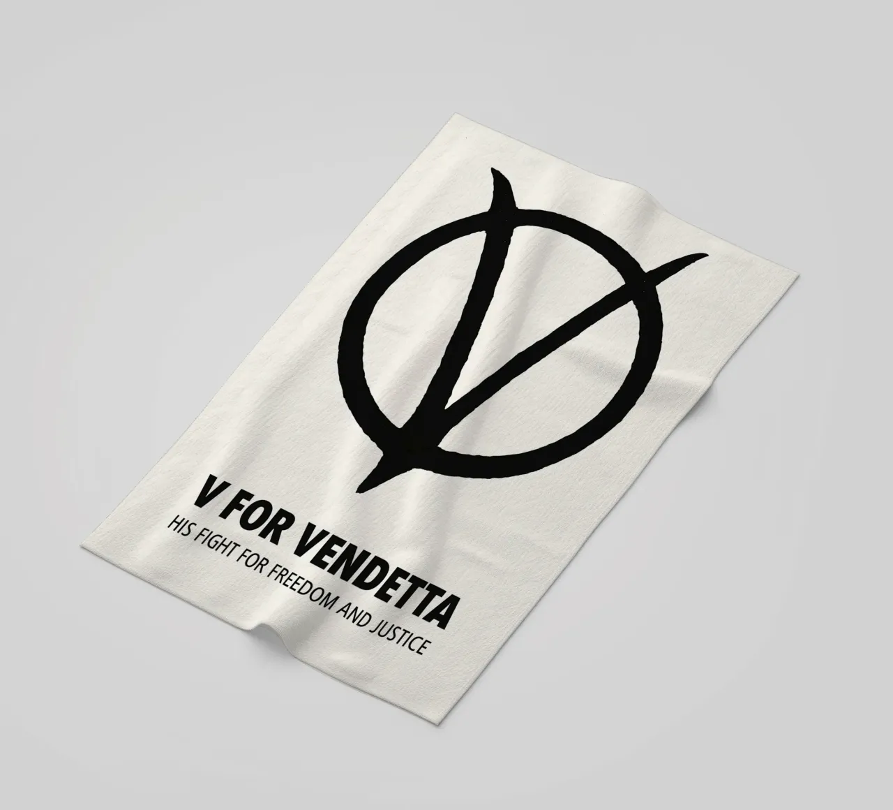 V For Vendetta Print telo mare da MoviesArt