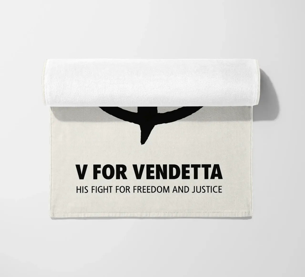 V For Vendetta Print telo mare da MoviesArt