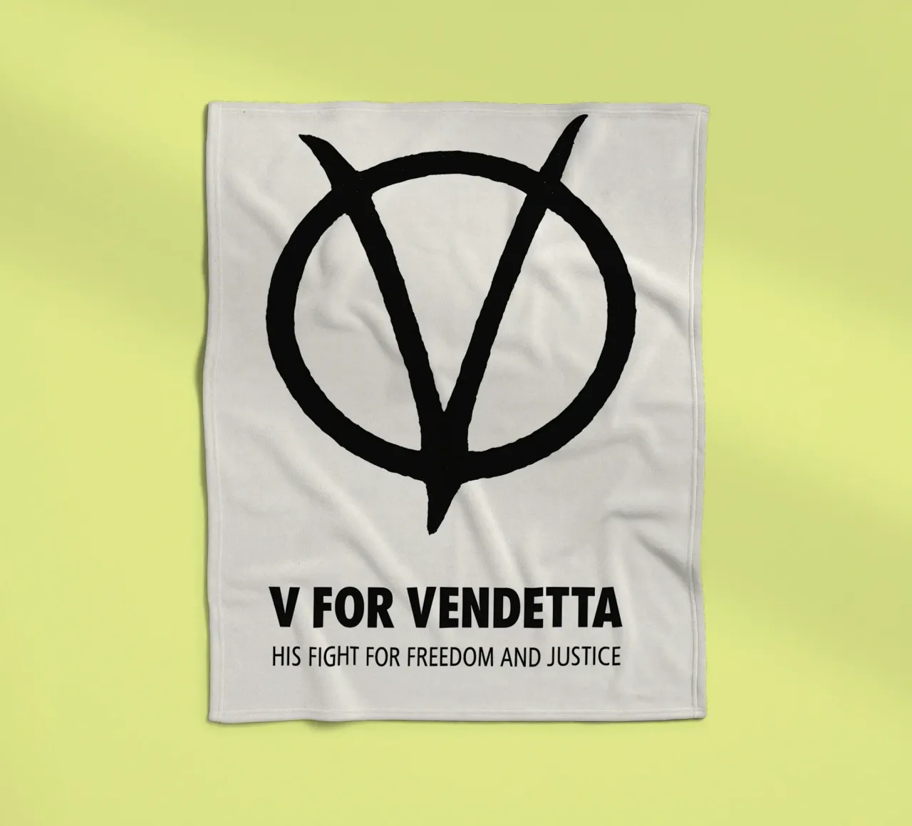 V For Vendetta Print coperta in pile da MoviesArt