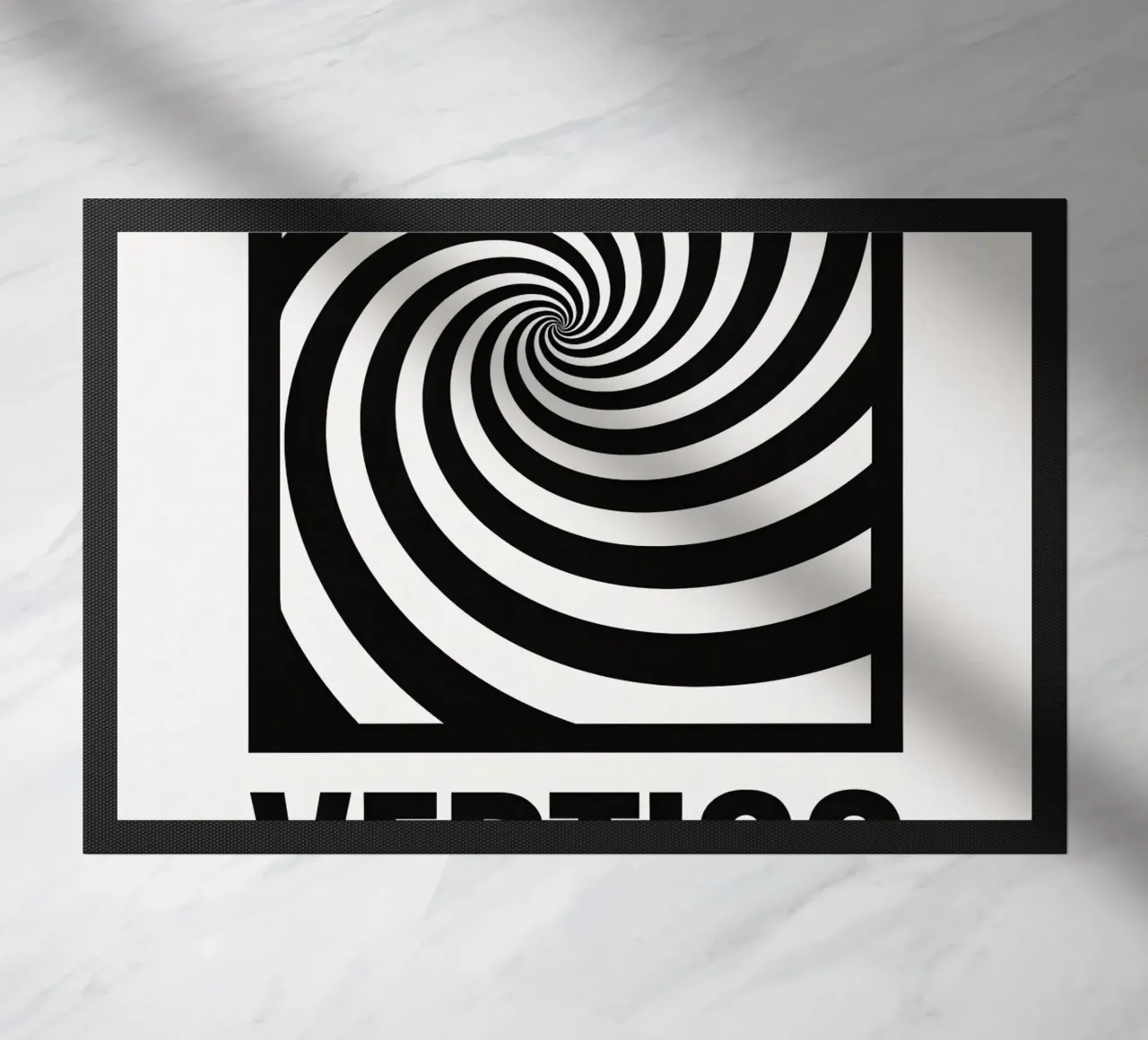 Vertigo Print doormat by MoviesArt