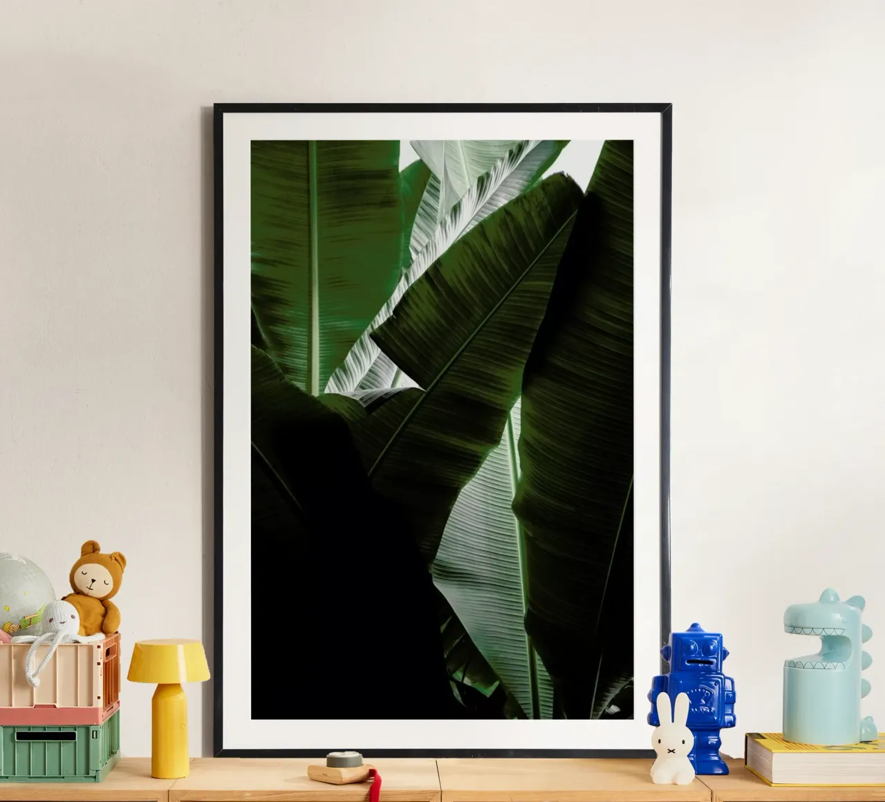 Banana Beach Palm Boogy Poster von Studio Nahili