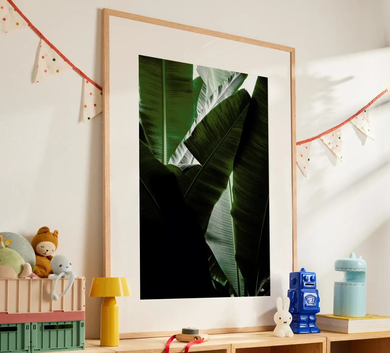 Banana Beach Palm Boogy Poster von Studio Nahili