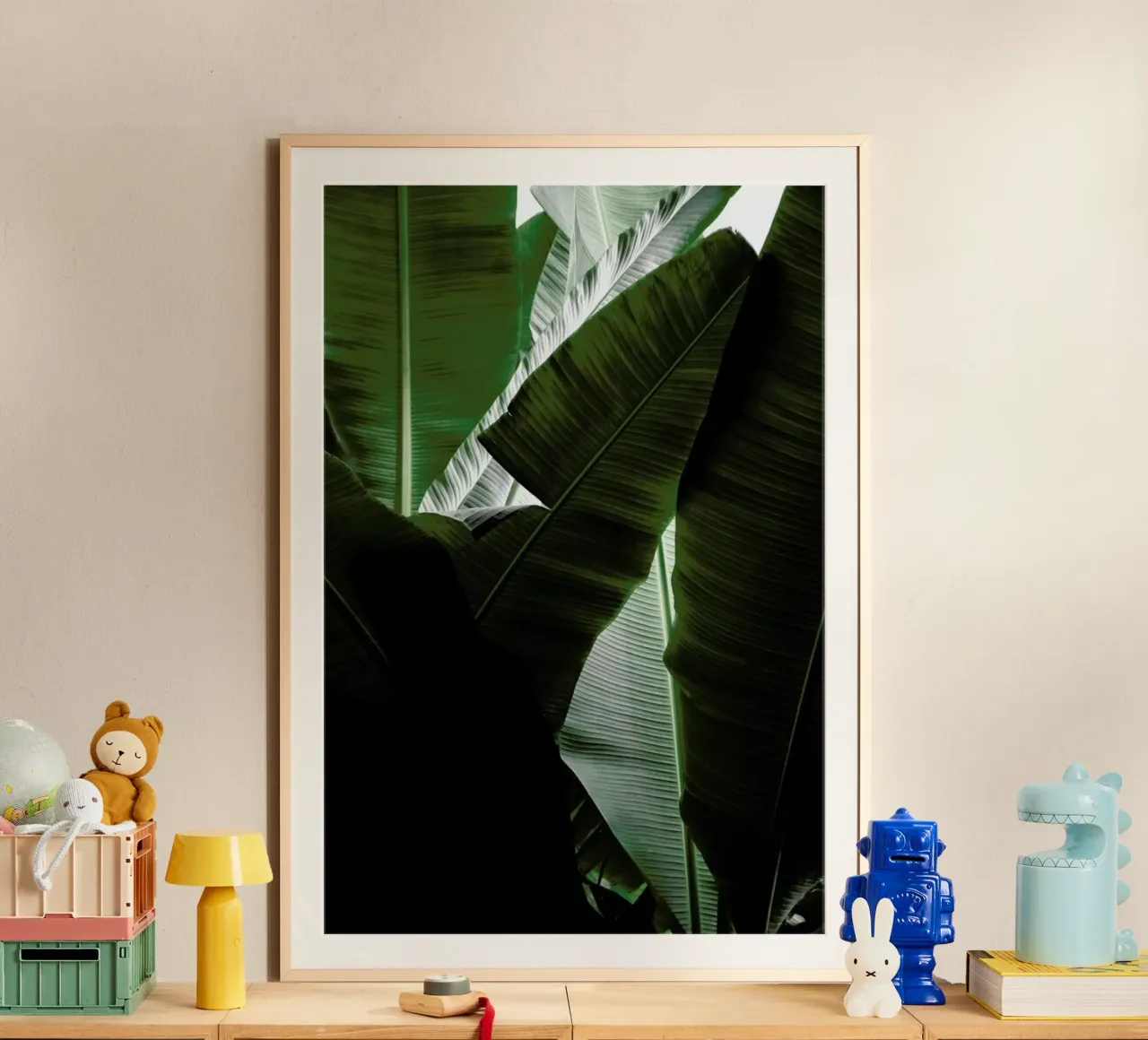 Banana Beach Palm Boogy Poster von Studio Nahili