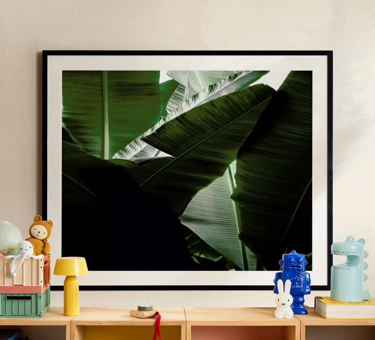 Banana Beach Palm Boogy Poster von Studio Nahili