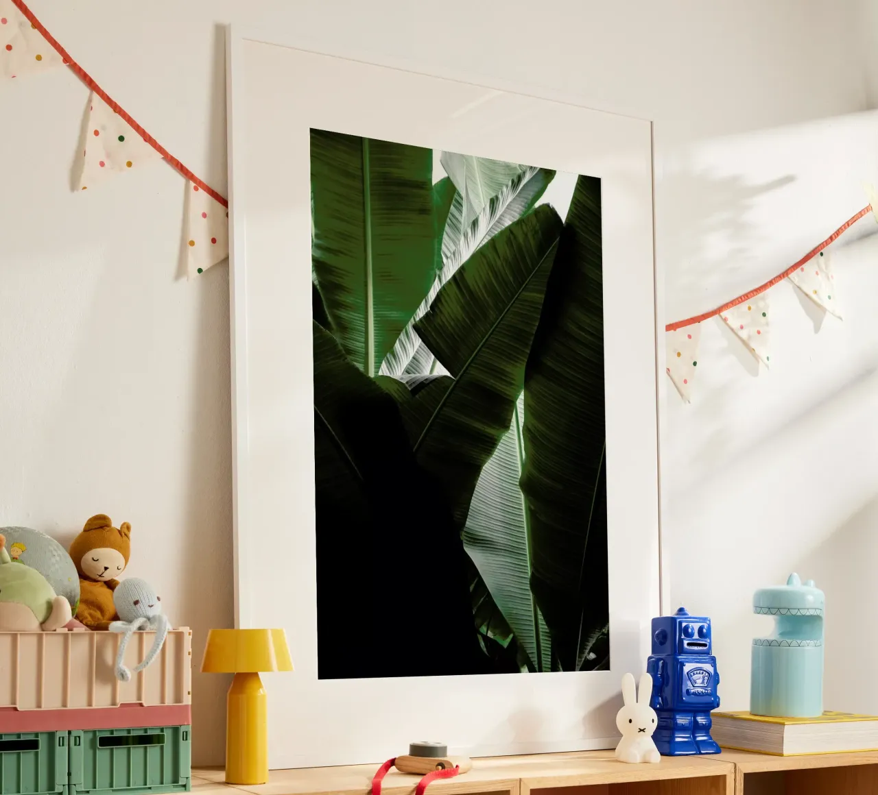 Banana Beach Palm Boogy Poster von Studio Nahili