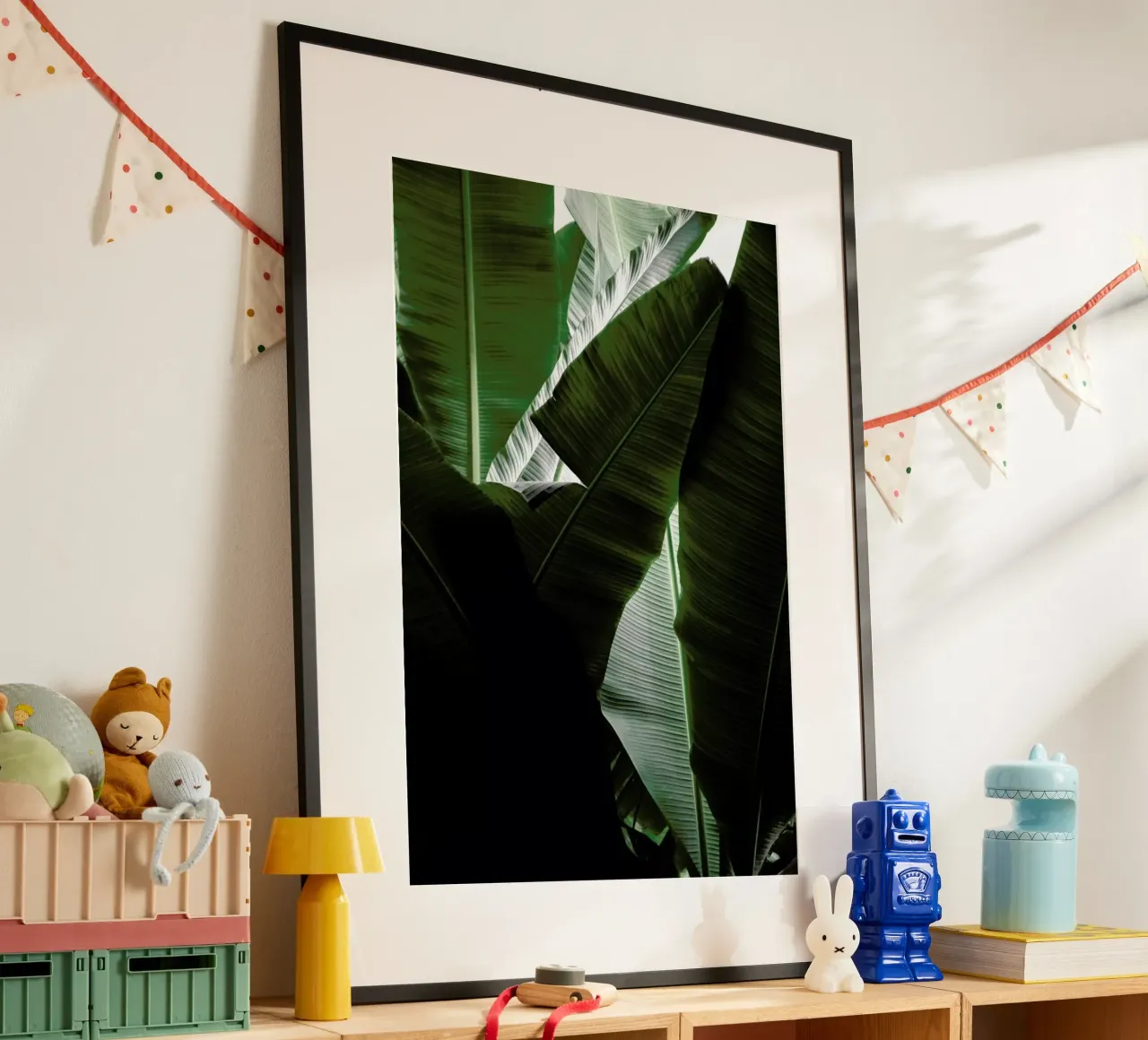 Banana Beach Palm Boogy Poster von Studio Nahili