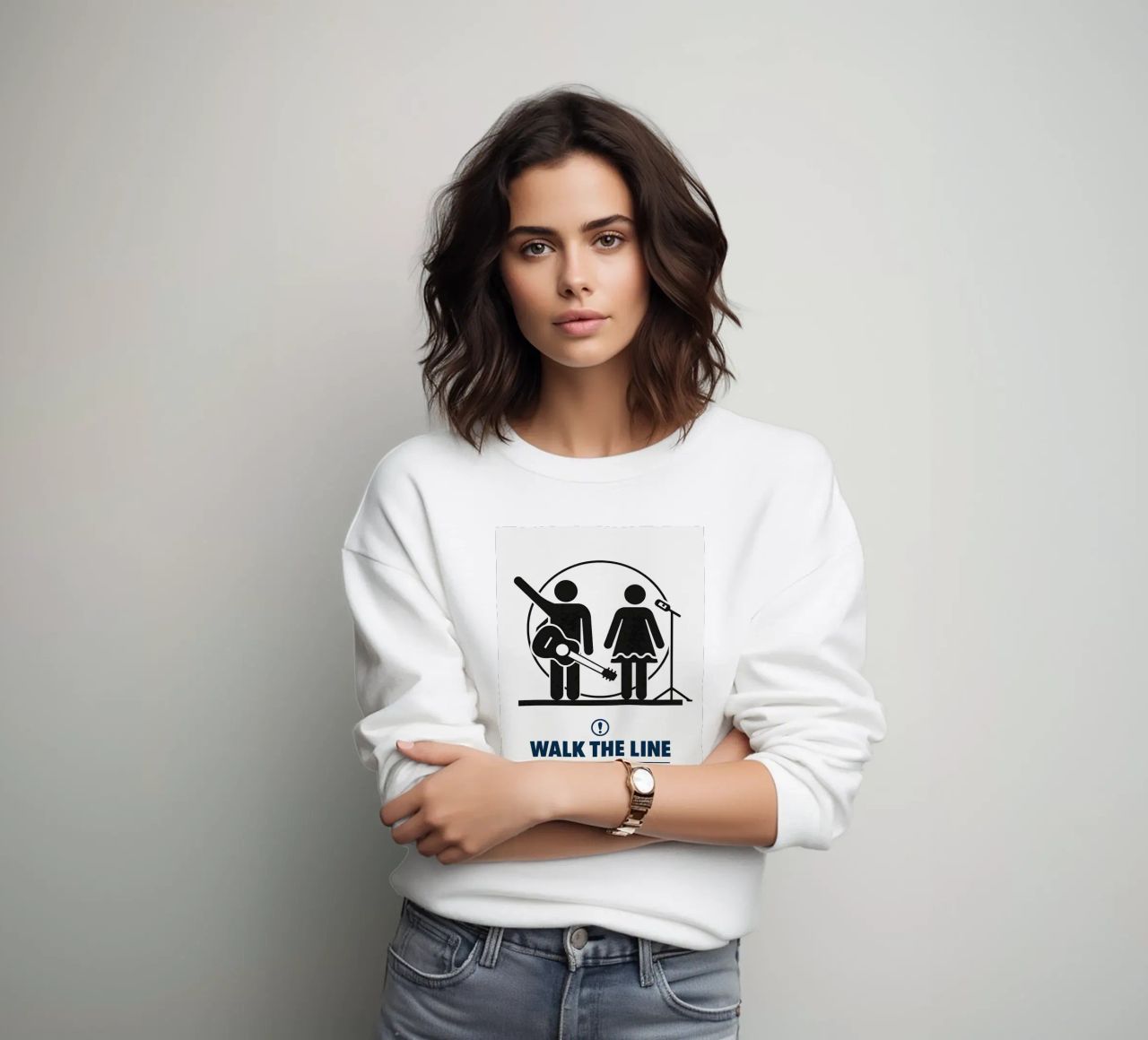 Walk The Line Print felpa da MoviesArt