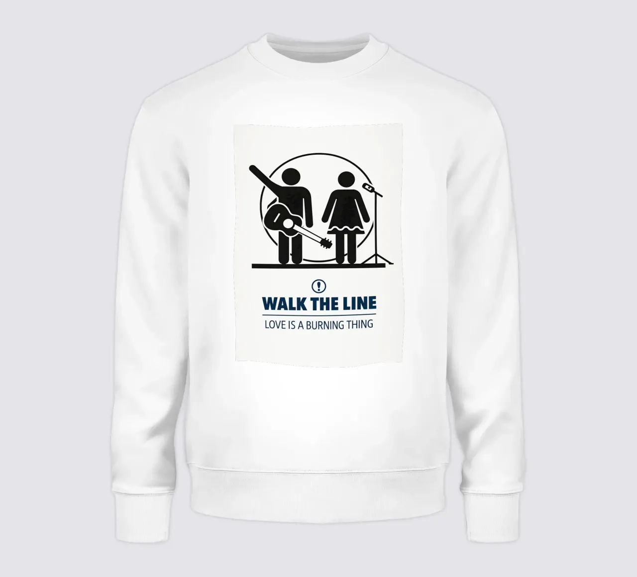 Walk The Line Print sweat de MoviesArt