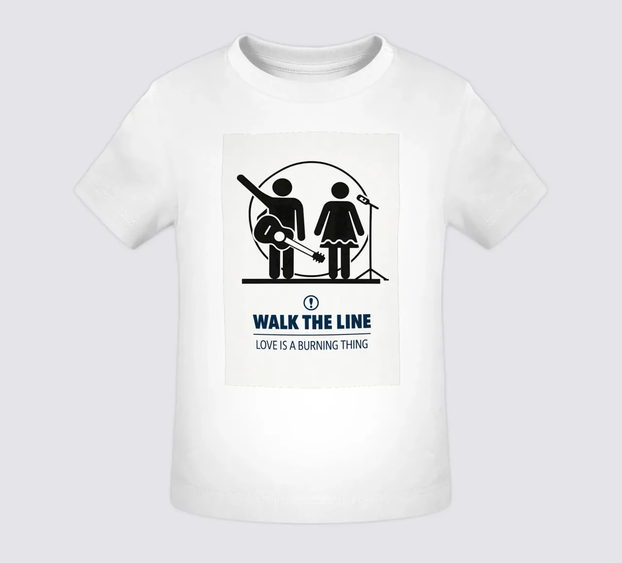 Walk The Line Print maglietta neonato da MoviesArt