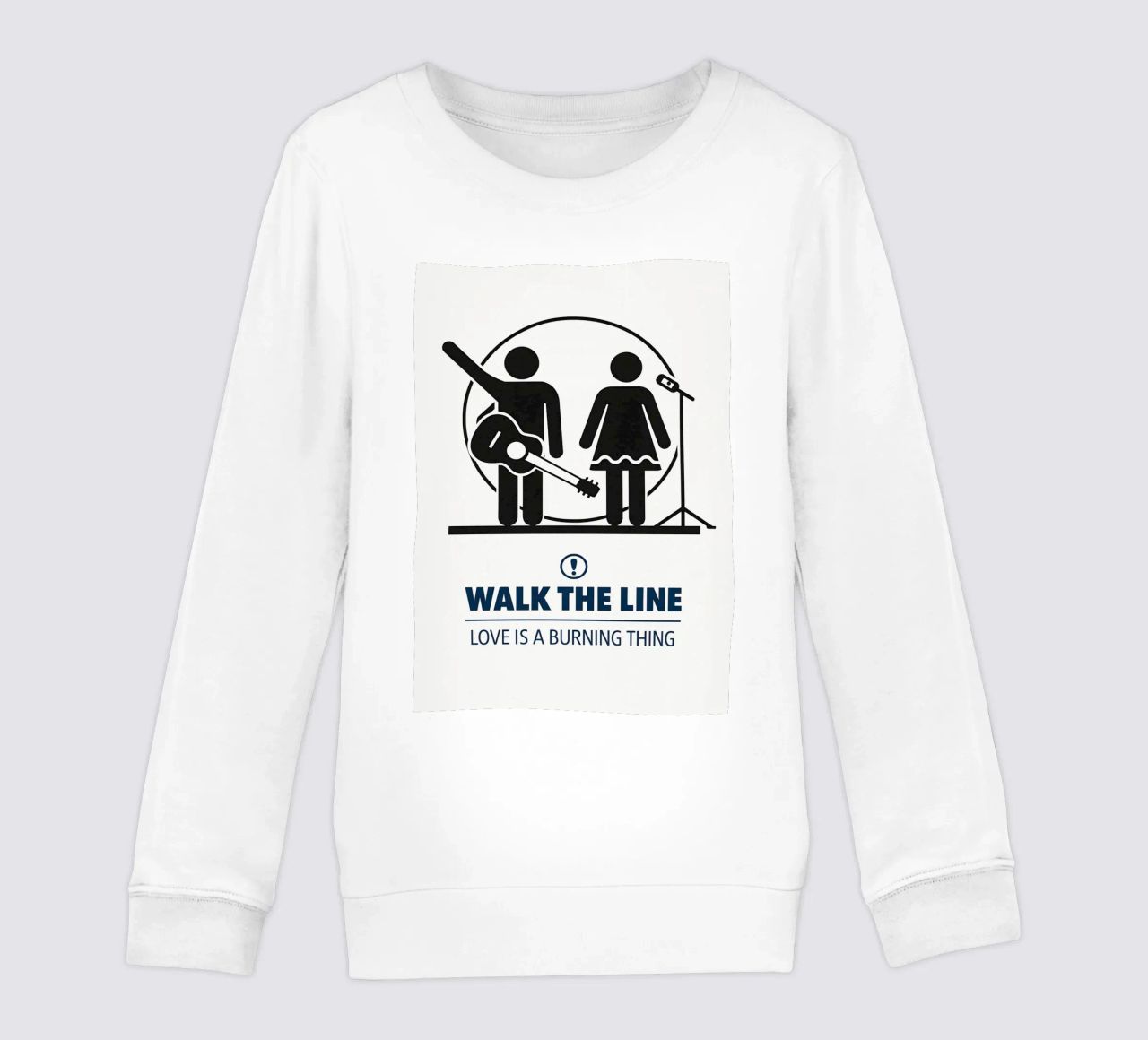 Walk The Line Print felpa bambino da MoviesArt
