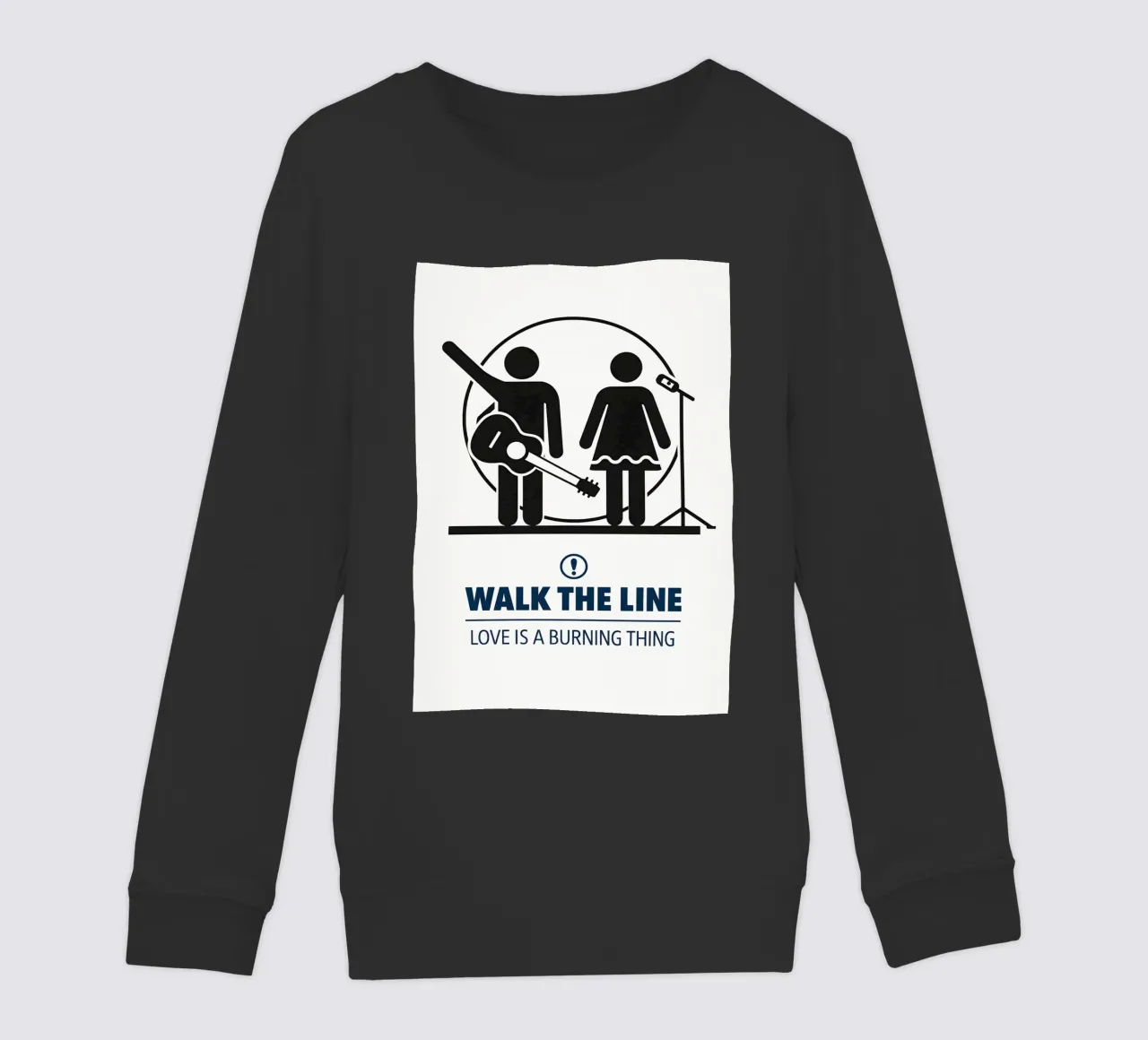 Walk The Line Print felpa bambino da MoviesArt