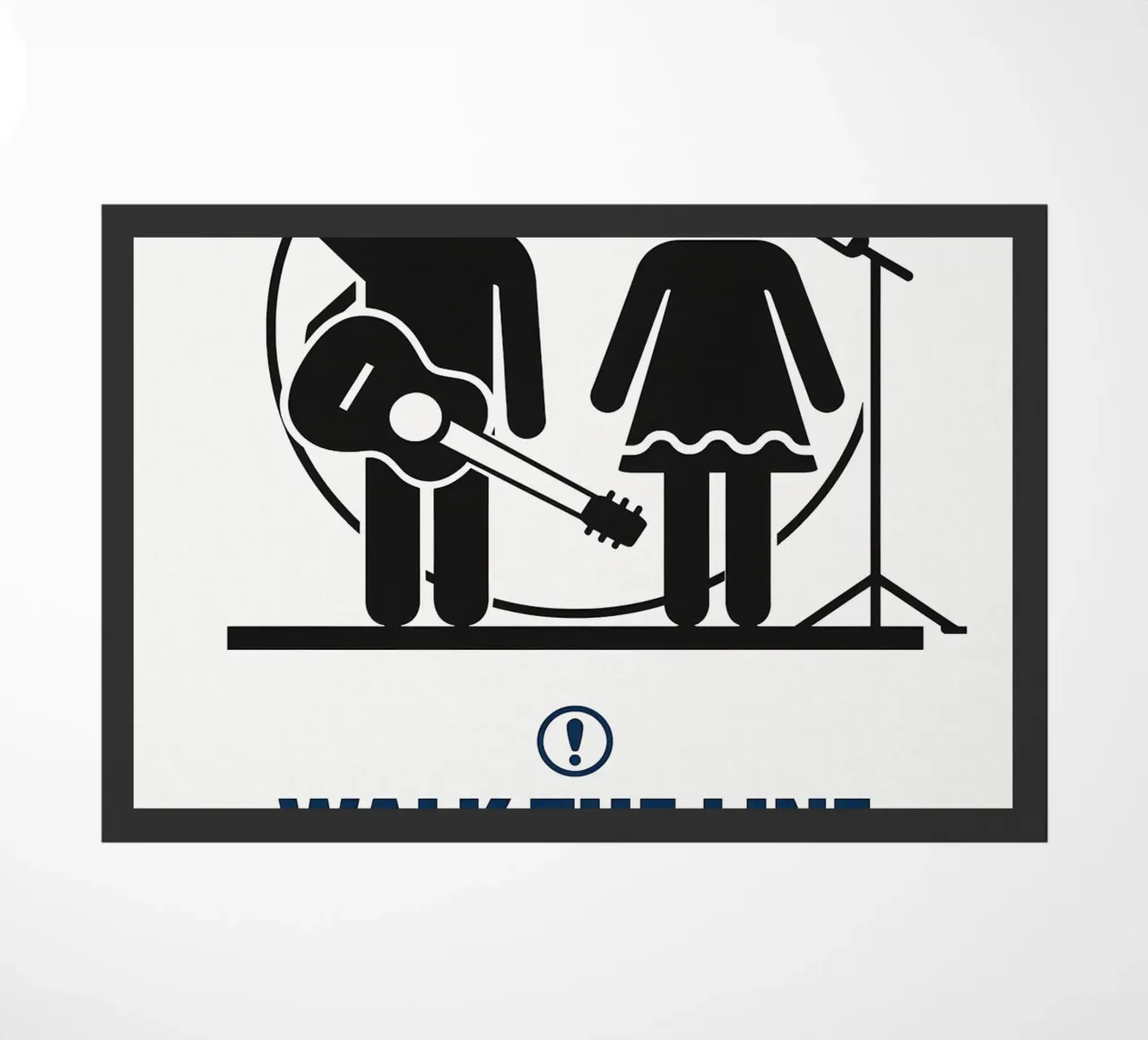 Walk The Line Print zerbino da MoviesArt