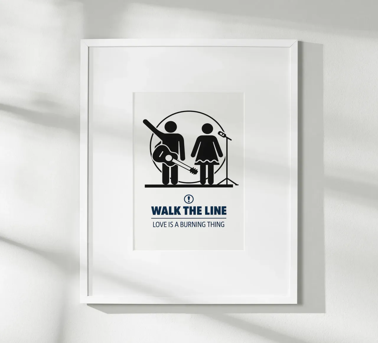 Walk The Line Print hahnemühle de MoviesArt