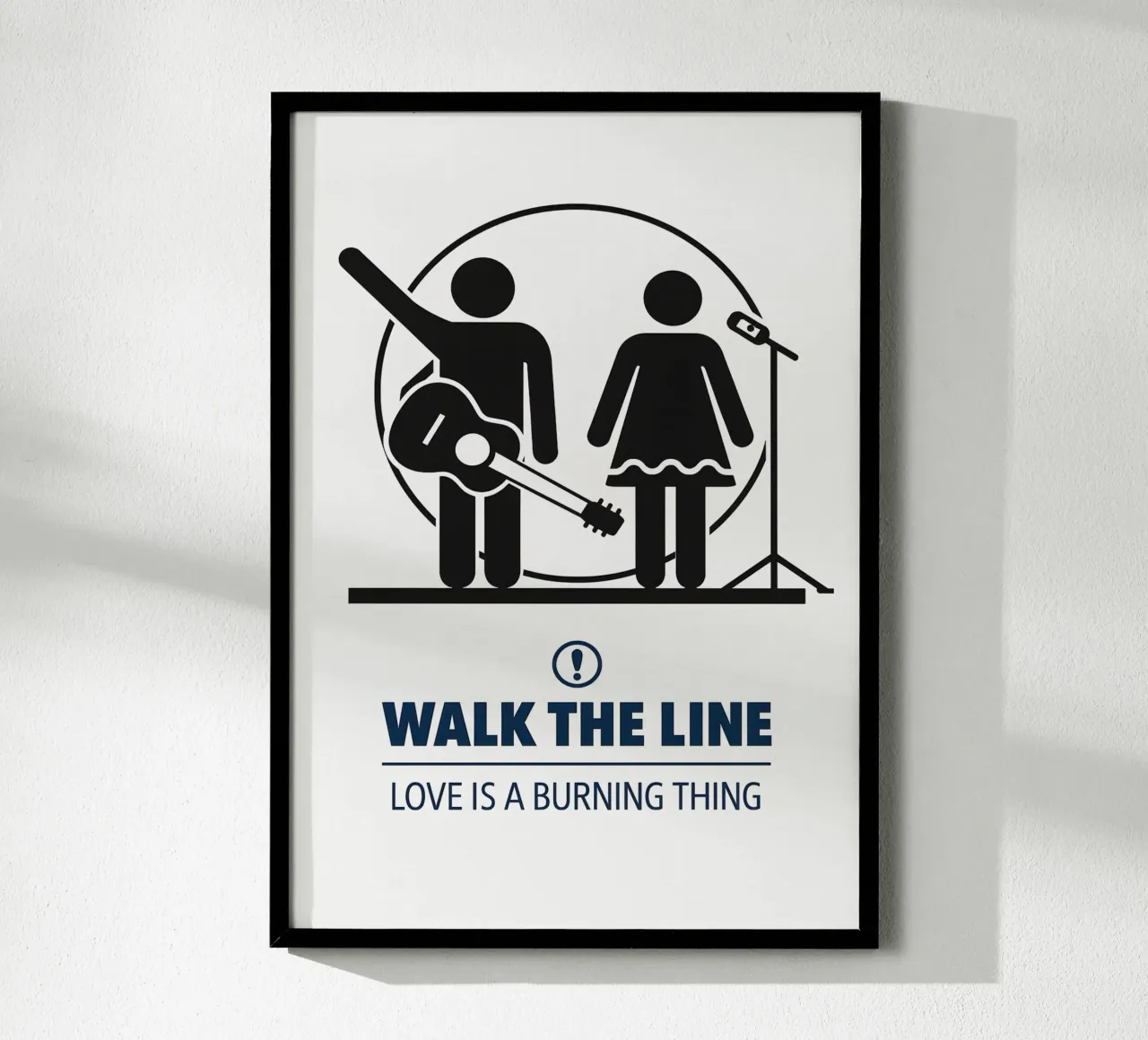 Walk The Line Print hahnemühle de MoviesArt