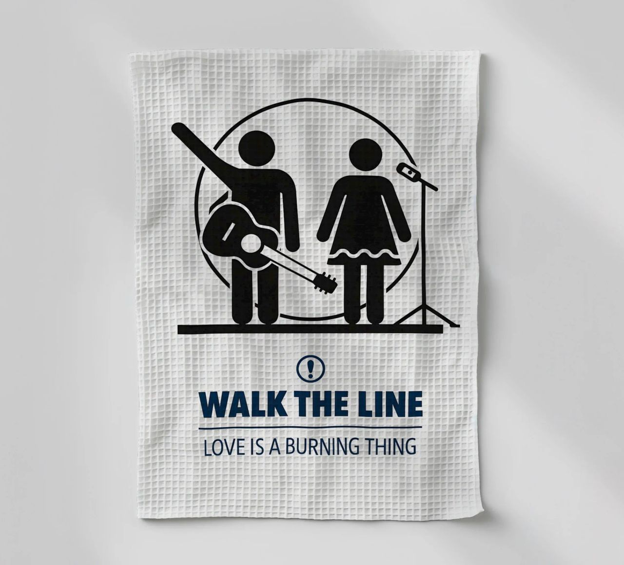 Walk The Line Print canovaccio da cucina da MoviesArt