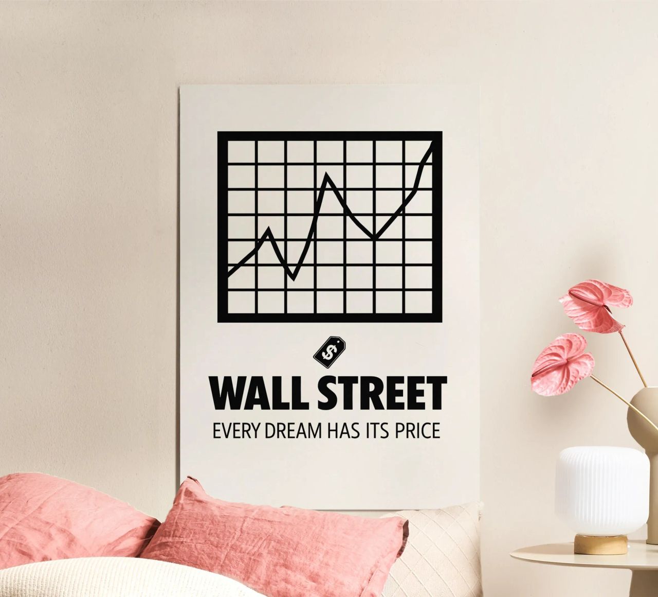 Wall Street Print Forex-Platte von MoviesArt