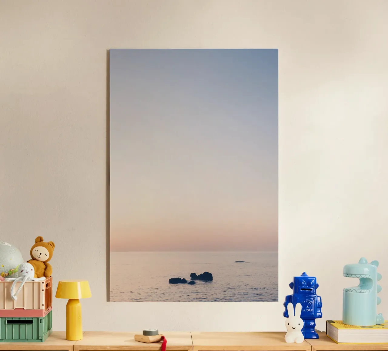 Sunset in the Mediterranean Sea plexiglass da photolovers