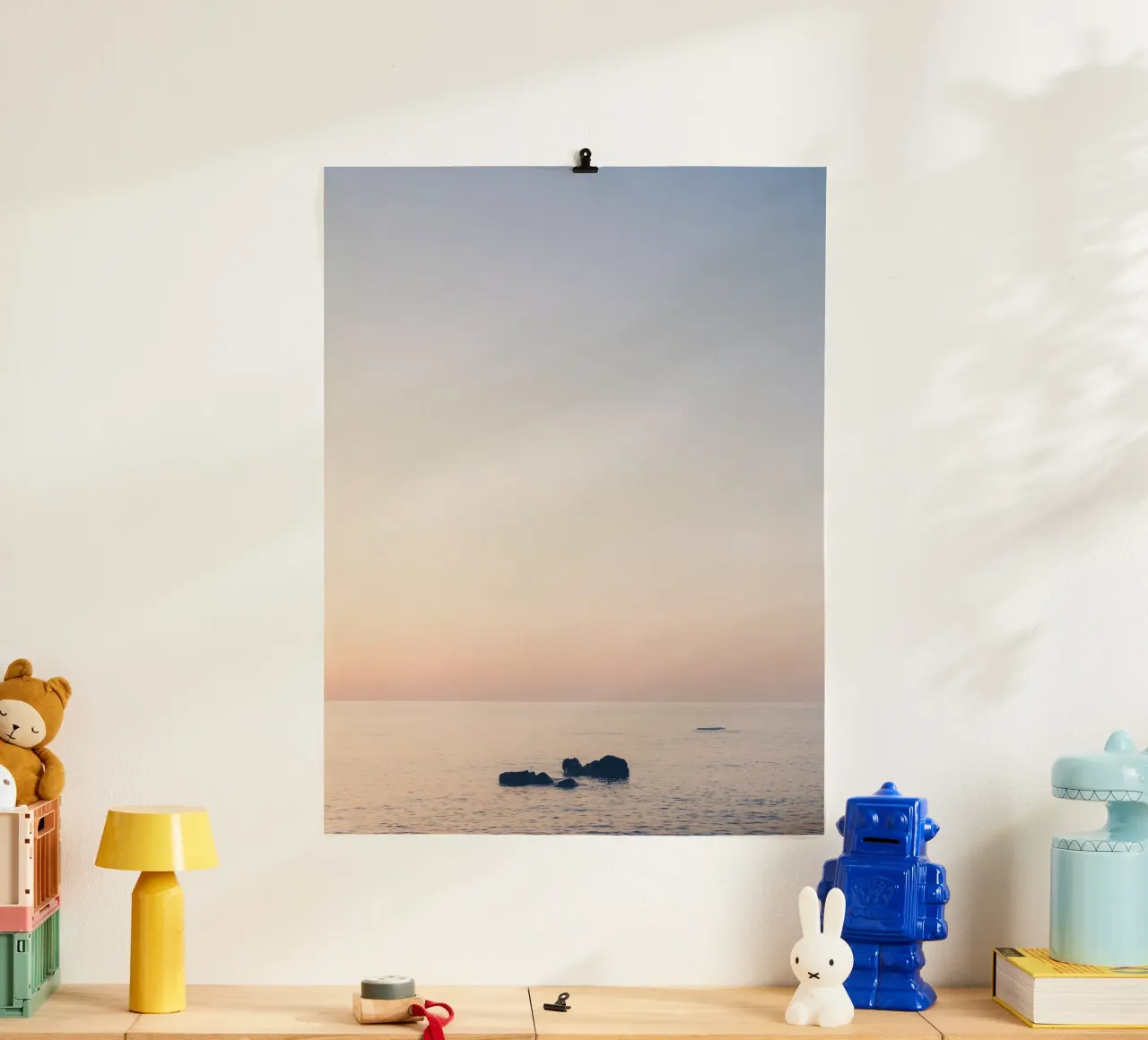 Sunset in the Mediterranean Sea carta hahnemühle da photolovers