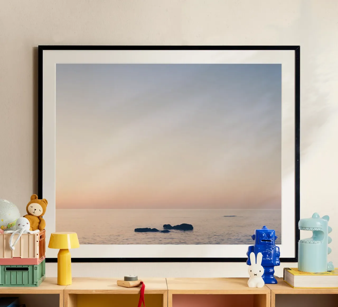 Sunset in the Mediterranean Sea carta hahnemühle da photolovers