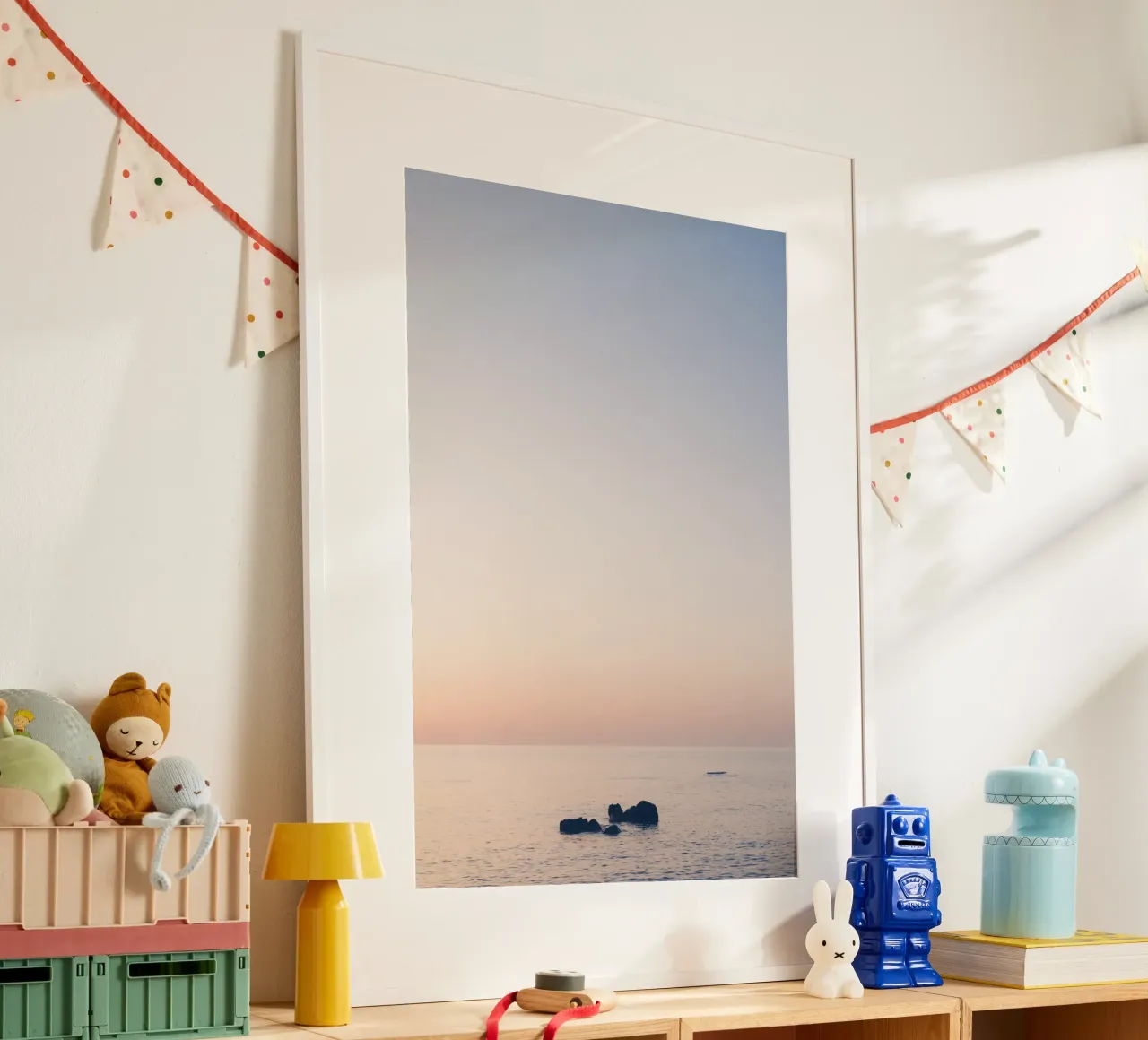 Sunset in the Mediterranean Sea carta hahnemühle da photolovers