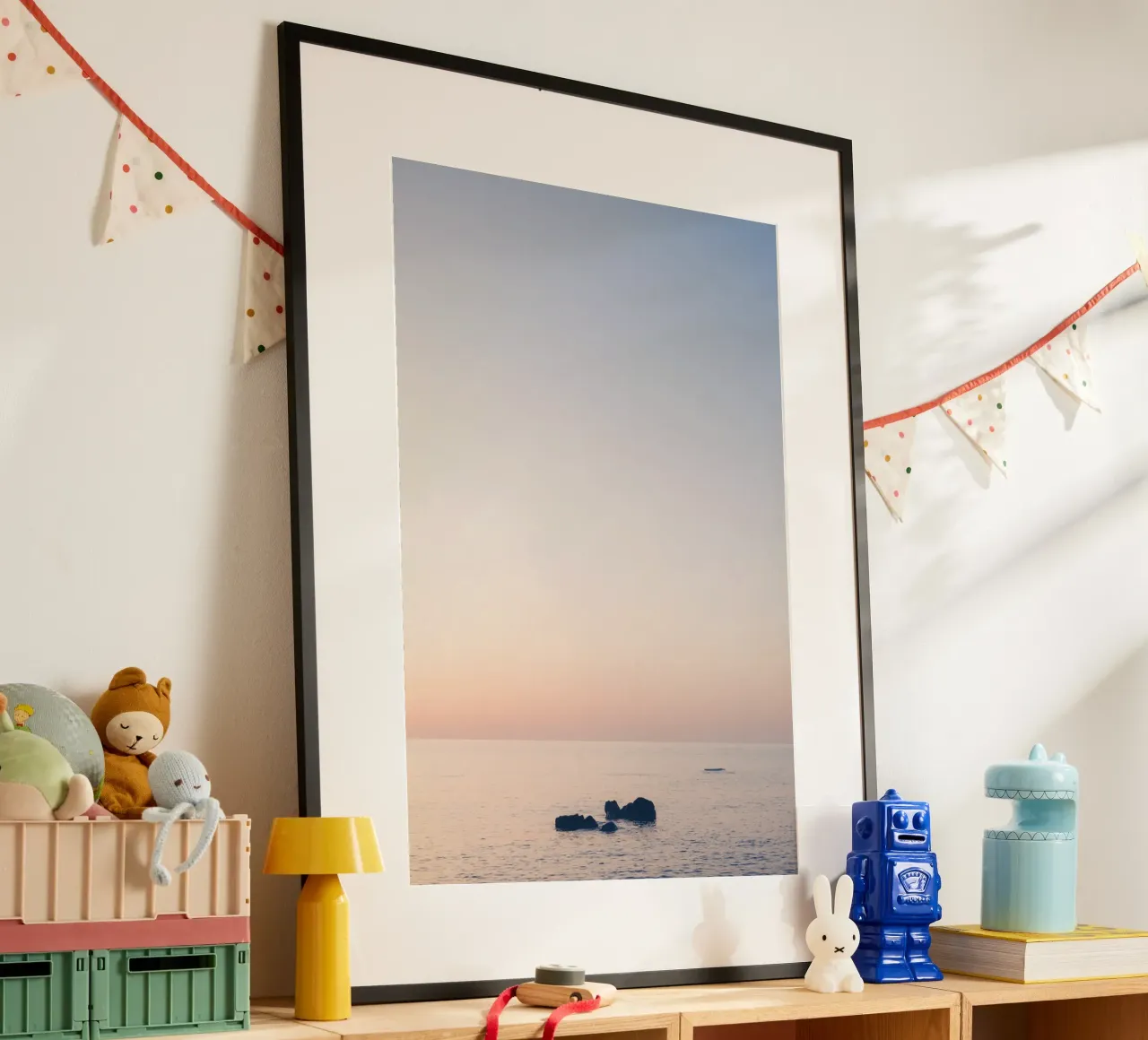 Sunset in the Mediterranean Sea carta hahnemühle da photolovers
