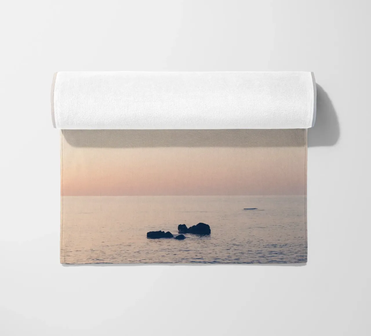 Sunset in the Mediterranean Sea telo mare da photolovers