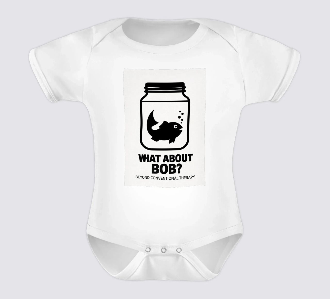 What About Bob Print body neonato maniche corte da MoviesArt
