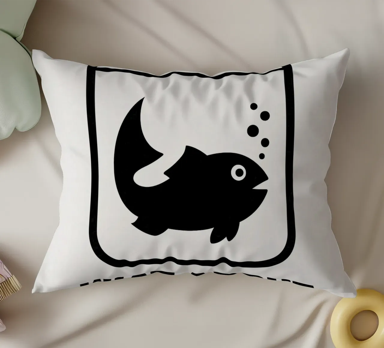 What About Bob Print cuscino da MoviesArt