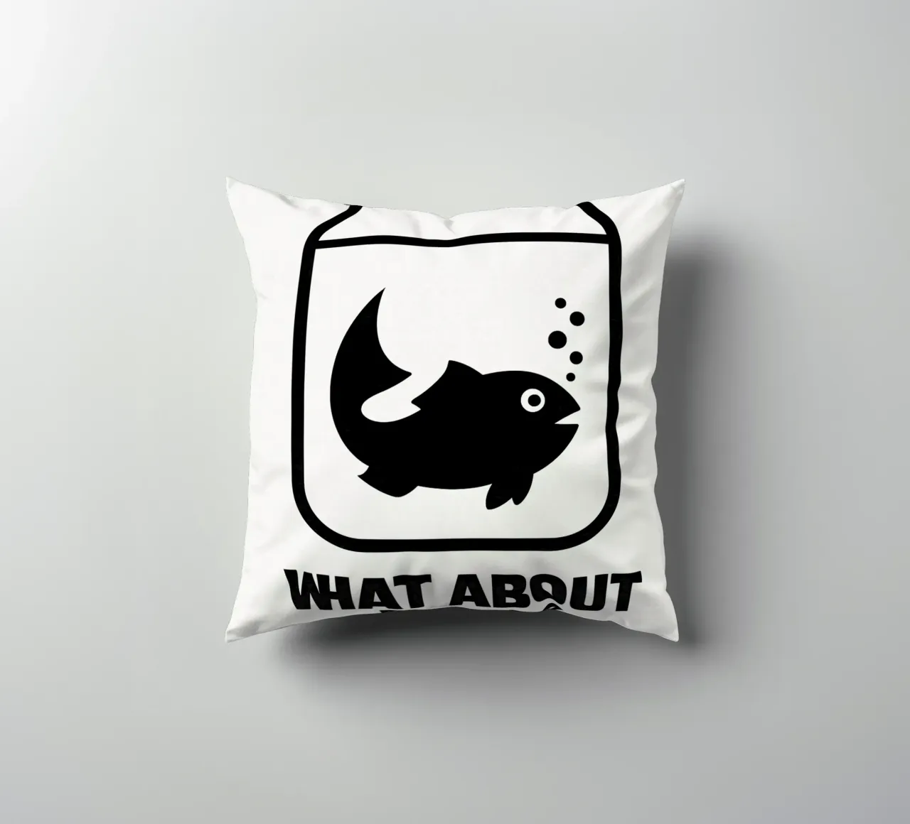 What About Bob Print cuscino da MoviesArt