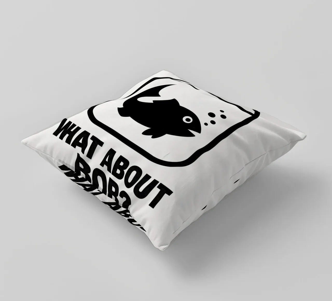 What About Bob Print coussin de MoviesArt