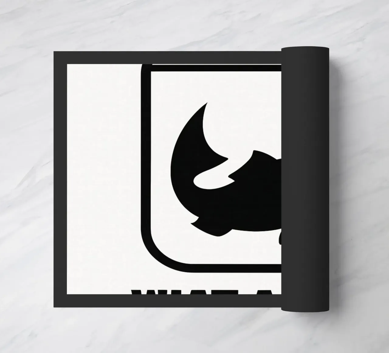 What About Bob Print Fußmatte von MoviesArt