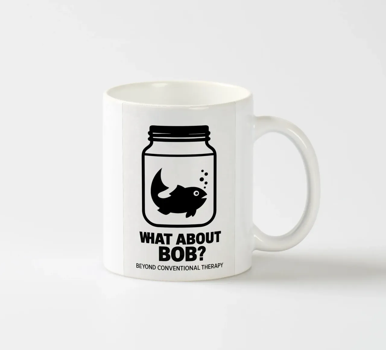 What About Bob Print Keramik Tasse von MoviesArt
