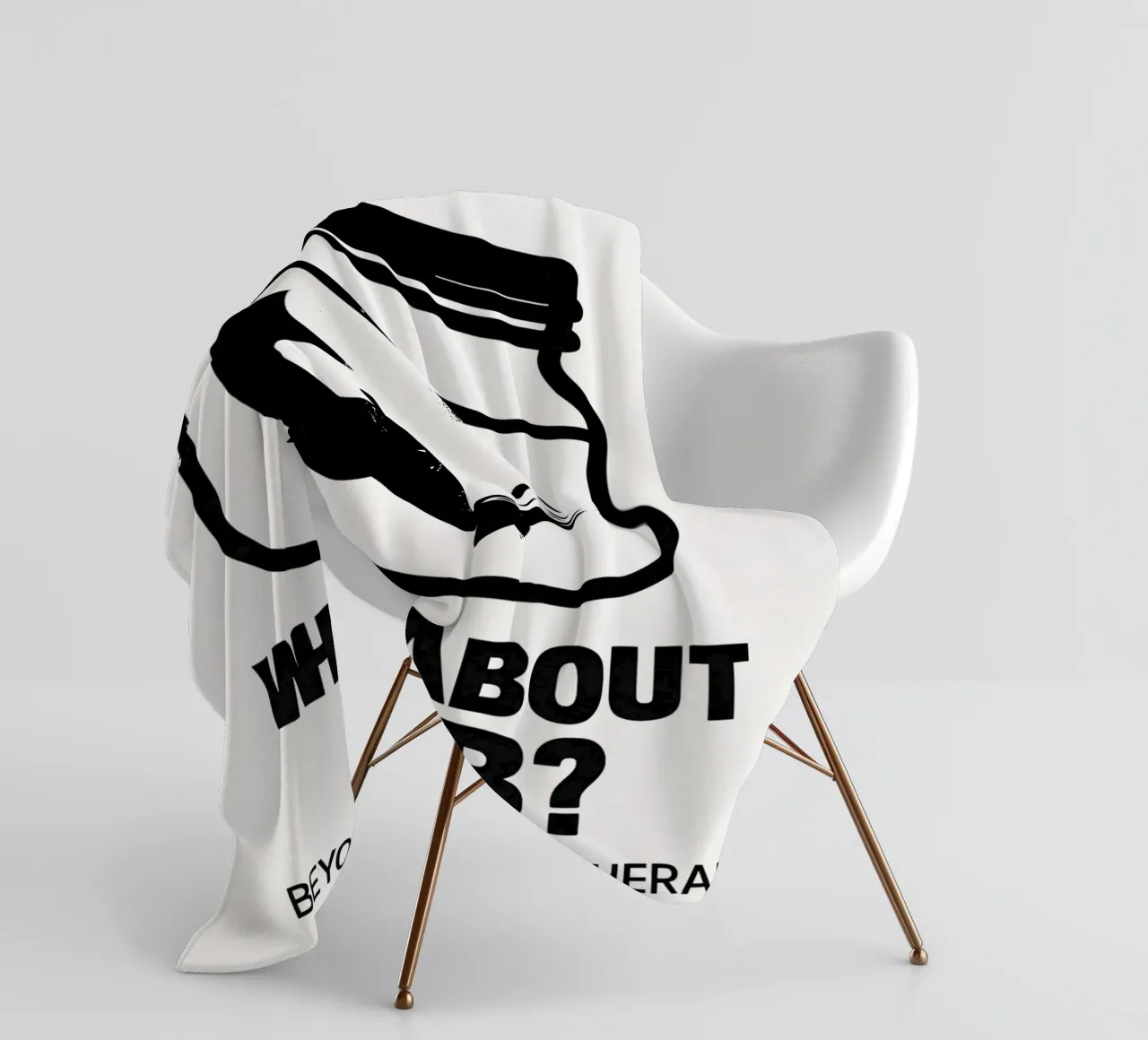 What About Bob Print Fleecedecke von MoviesArt
